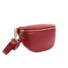  Patrizia 417-003 ZLATÁ bordová dámska kožená kabelka na opasok, crossbody 25 x 15 x 6 cm