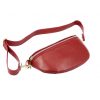  Patrizia 417-003 ZLATÁ bordová dámska kožená kabelka na opasok, crossbody 25 x 15 x 6 cm