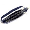 Gregorio 1740   navy női bőr kézitáska 30 x 15 x 7.5 cm