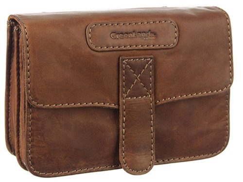  Unisex kožená taška na opasok GreenLand s RFID ochranou 18 x 12 cm