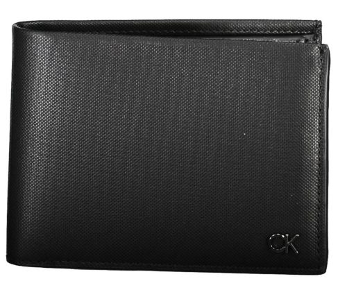  Kožená peňaženka Calvin Klein čierna, pánska RFID 13 x 10 cm