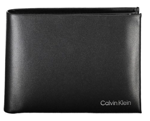  Kožená peňaženka Calvin Klein čierna, pánska RFID 13 x 10 cm