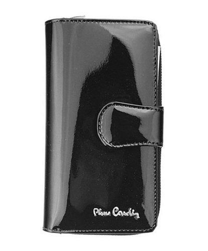  Čierna dámska kožená peňaženka Pierre Cardin 9,5 × 17 cm