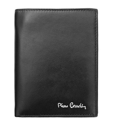  Pierre Cardin čierna, pánska kožená peňaženka, RFID 10 × 13 cm