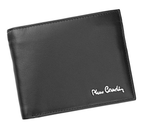  Pierre Cardin čierna, pánska kožená peňaženka, RFID 12 × 9,5 cm