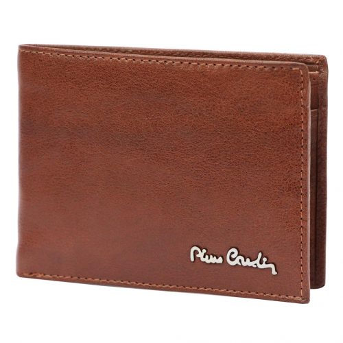  Pierre Cardin čierny kožený držiak na karty 10 × 7,5 cm