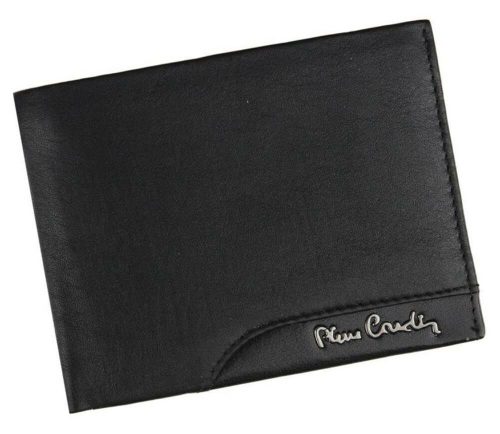  Čierna pánska kožená peňaženka Pierre Cardin s RFID ochranou, 12,5 × 9,5 cm