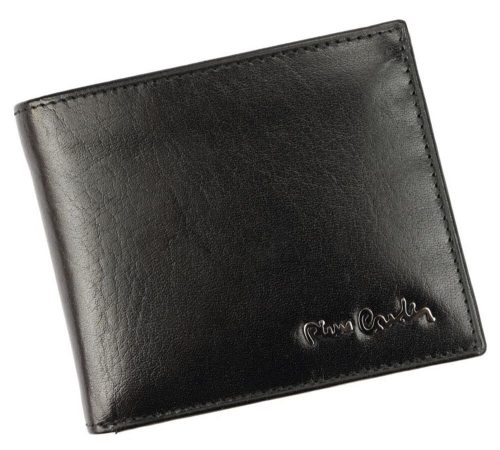  Pierre Cardin čierna, pánska kožená peňaženka, RFID 11 × 9 cm