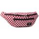  Vans Ward Cross Body Chili Pepper červeno-biela károvaná kabelka na opasok, crossbody