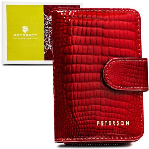 Peterson Női Bőr Pénztárca Ptn Ph31-1-Rs-1528 Red