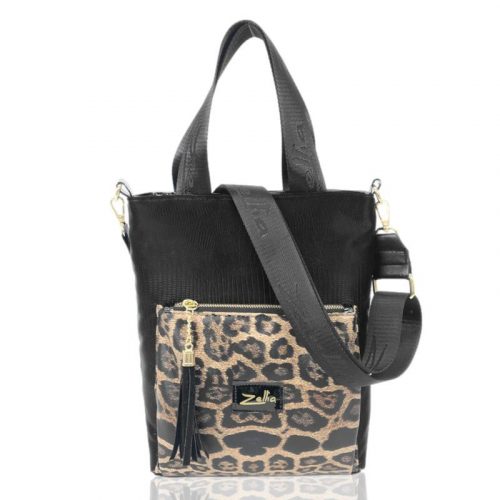  Dámska taška cez rameno Zellia animal print, kabelka 30 × 23 cm