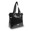  Dámska taška cez rameno Zellia 23104 Black Lacquer - Croc -